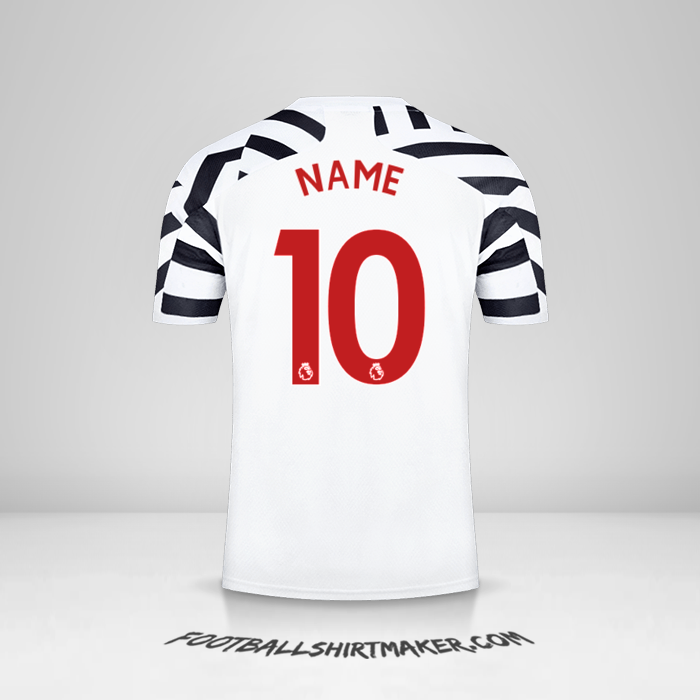 Trikot Manchester United 2020/21 Dritte -  name - 10