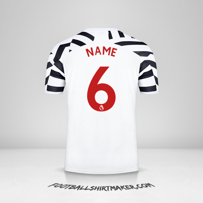Trikot Manchester United 2020/21 Dritte -  name - 6