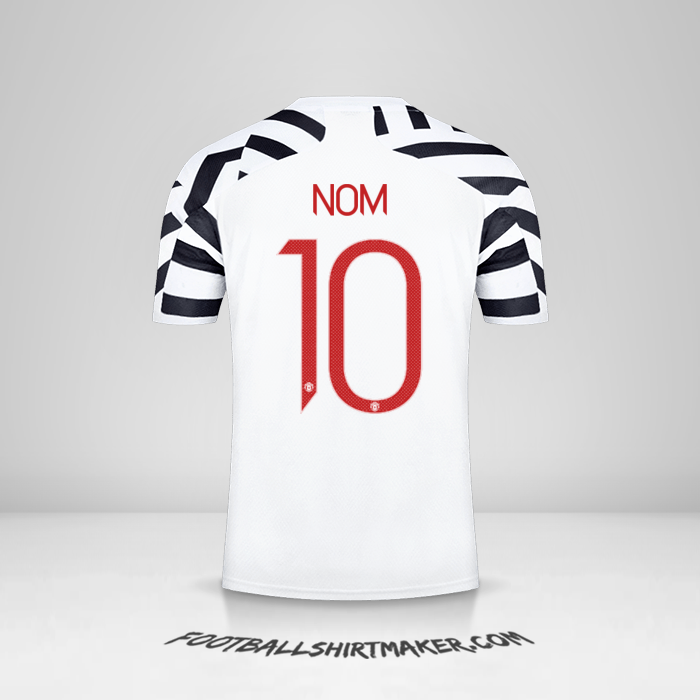 Maillot Manchester United Cup 2020/21 Troisième -  nom - 10