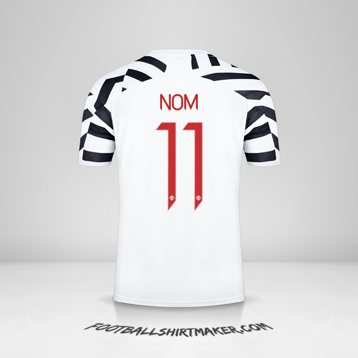 Maillot Manchester United Cup 2020/21 Troisième -  nom - 11