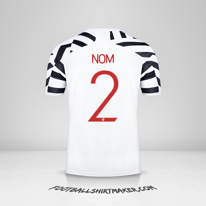 Maillot Manchester United Cup 2020/21 Troisième -  nom - 2