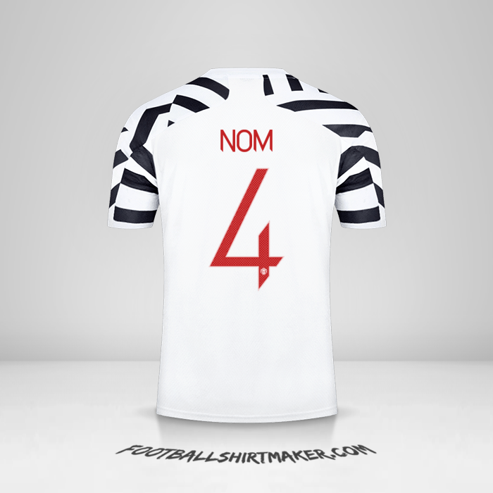 Maillot Manchester United Cup 2020/21 Troisième -  nom - 4