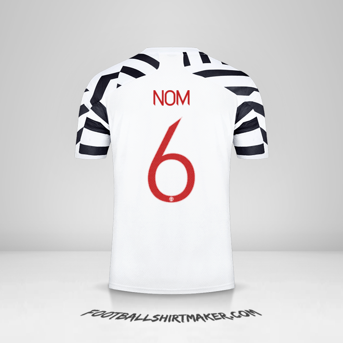 Maillot Manchester United Cup 2020/21 Troisième -  nom - 6