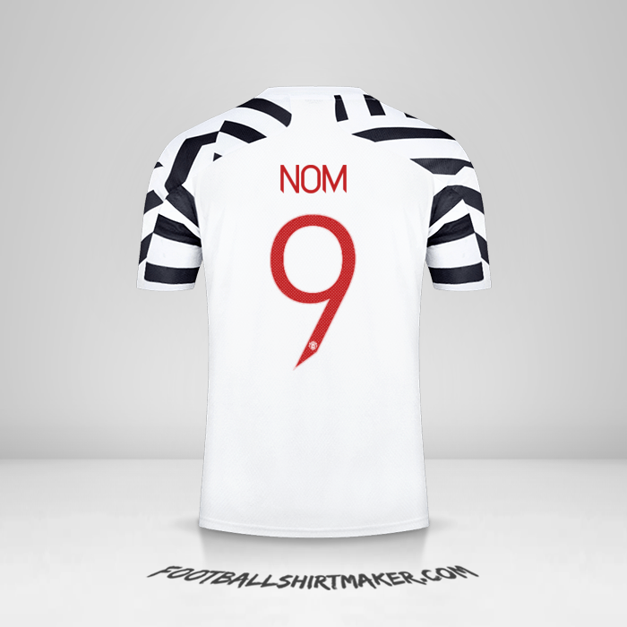 Maillot Manchester United Cup 2020/21 Troisième -  nom - 9