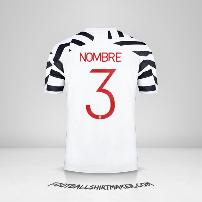 Jersey Manchester United Cup 2020/21 Tercera -  nombre - 3
