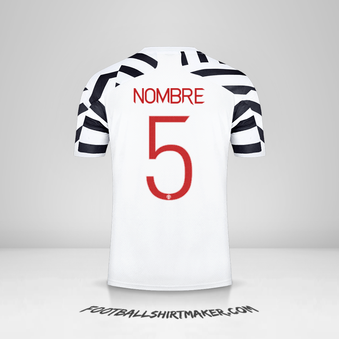 Camiseta Manchester United Cup 2020/21 Tercera -  nombre - 5