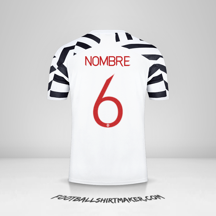 Camiseta Manchester United Cup 2020/21 Tercera -  nombre - 6
