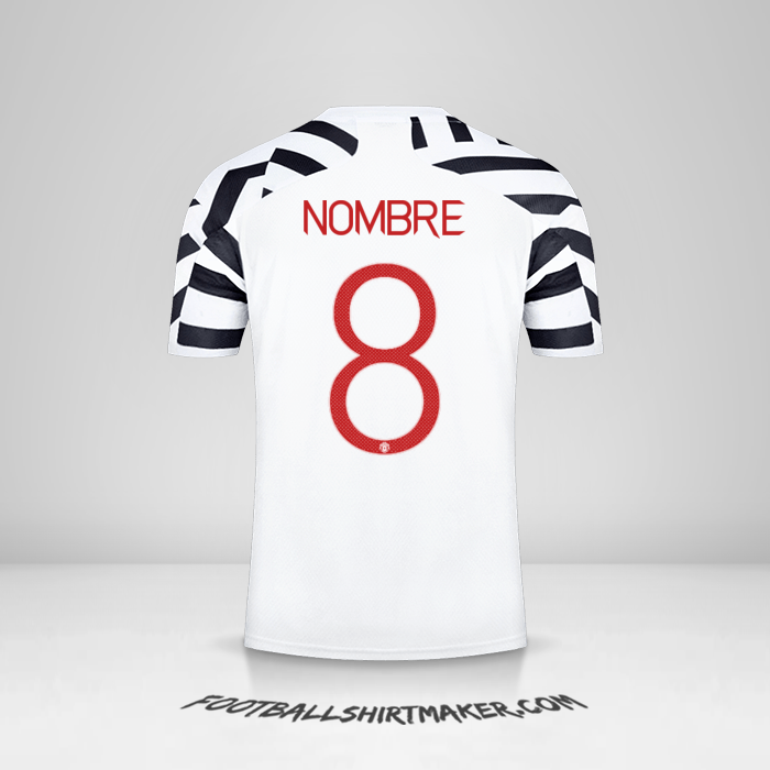 Camiseta Manchester United Cup 2020/21 Tercera -  nombre - 8