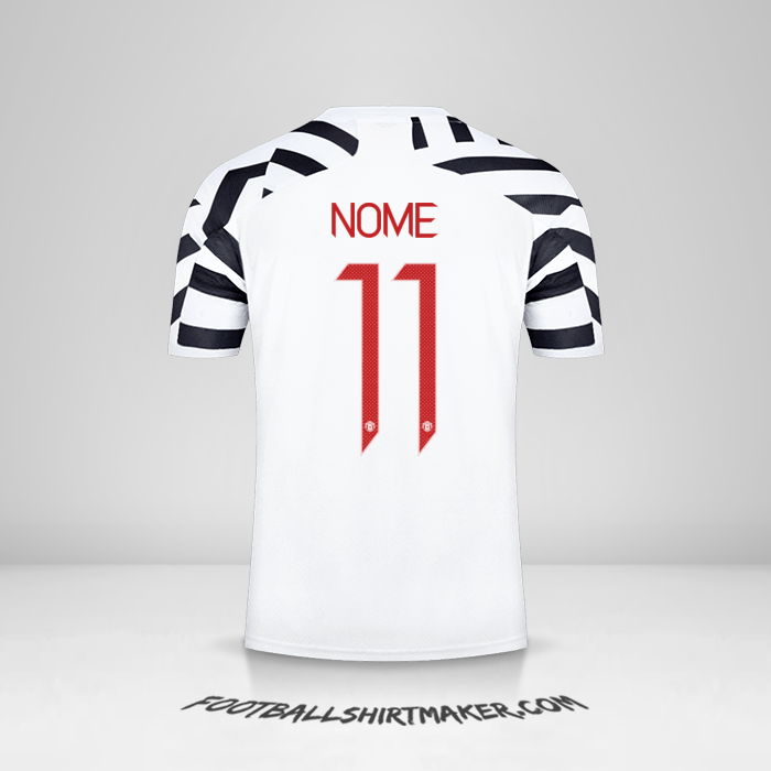 Maglia Manchester United Cup 2020/21 Terza -  nome - 11
