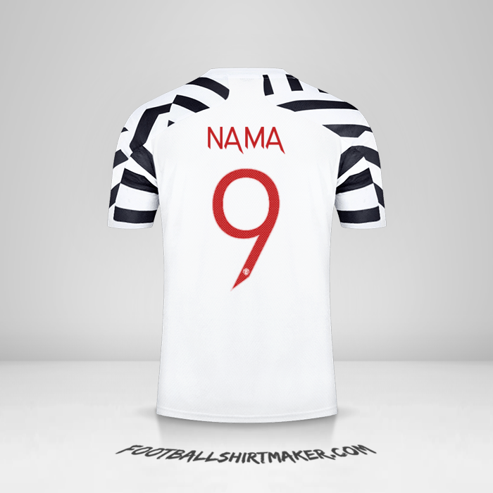 Jersey Manchester United Cup 2020/21 Ketiga -  nama - 9