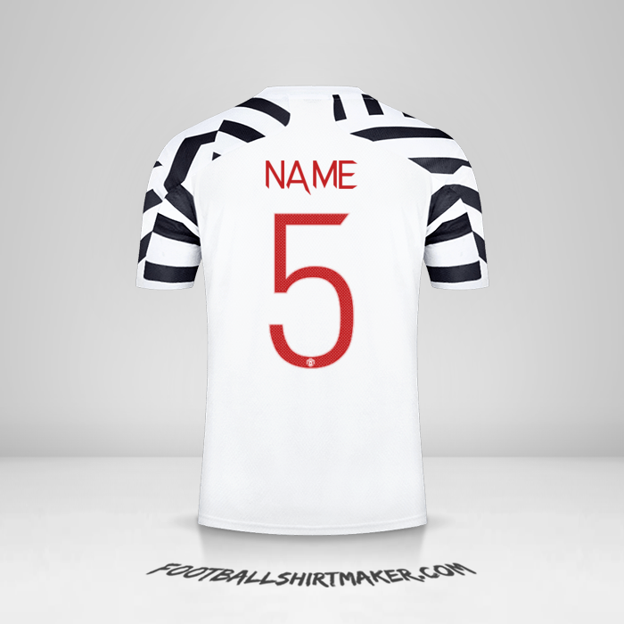 Jersey Manchester United Cup 2020/21 Third -  name - 5