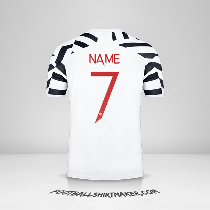 Jersey Manchester United Cup 2020/21 Third -  name - 7