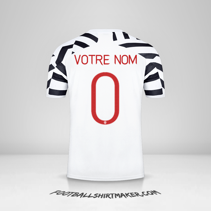 Maillot Manchester United Cup 2020/21 III -  votre nom - 0