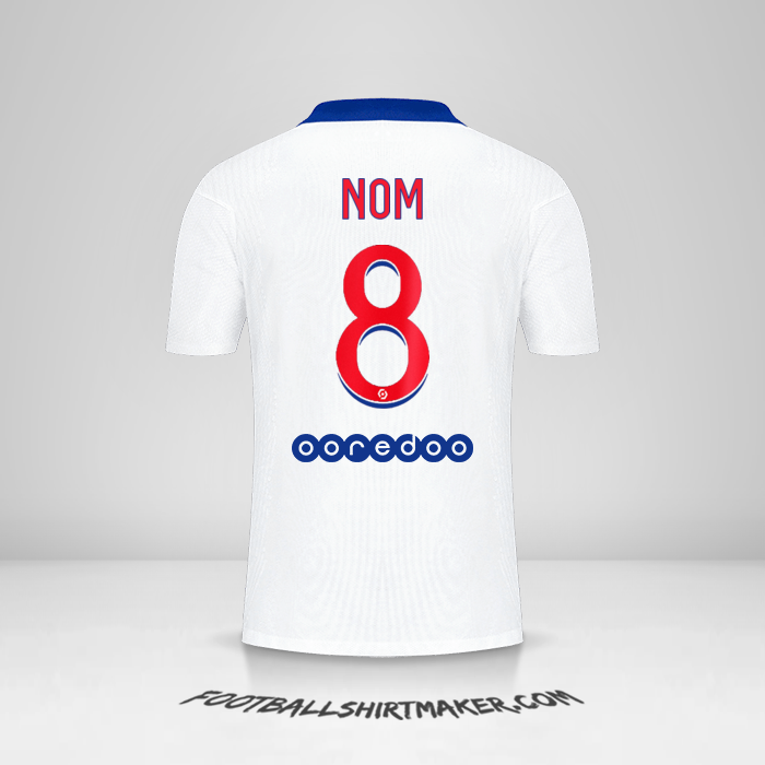 Maillot Paris Saint Germain 2020/21 Extérieur -  nom - 8