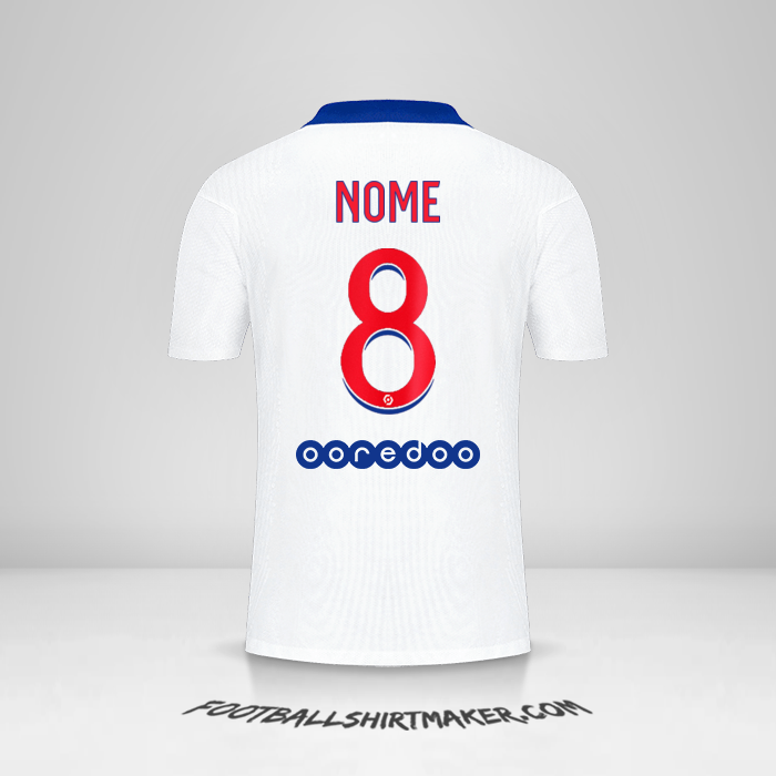 Camisa Paris Saint Germain 2020/21 Alternativa -  nome - 8