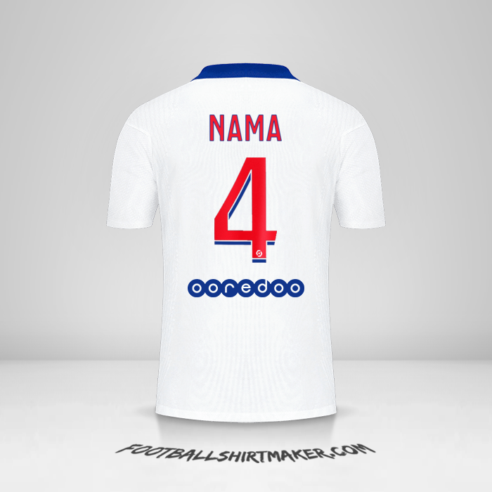 Jersey Paris Saint Germain 2020/21 Alternatif -  nama - 4