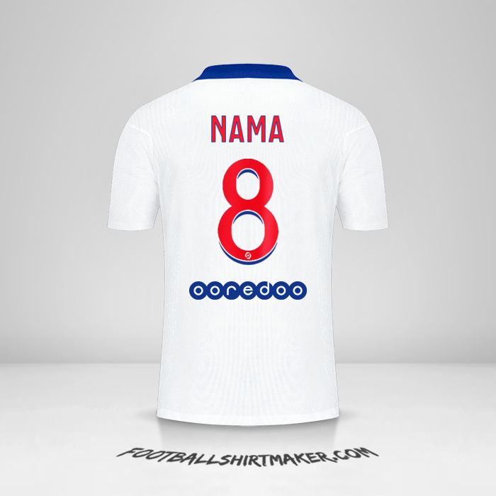 Jersey Paris Saint Germain 2020/21 Alternatif -  nama - 8