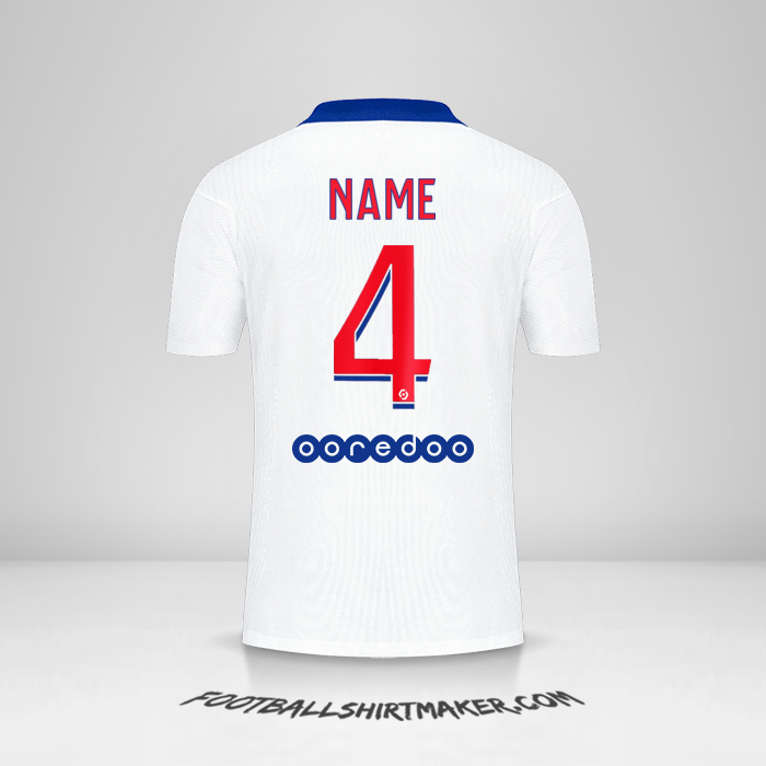 Trikot Paris Saint Germain 2020/21 Auswärts -  name - 4