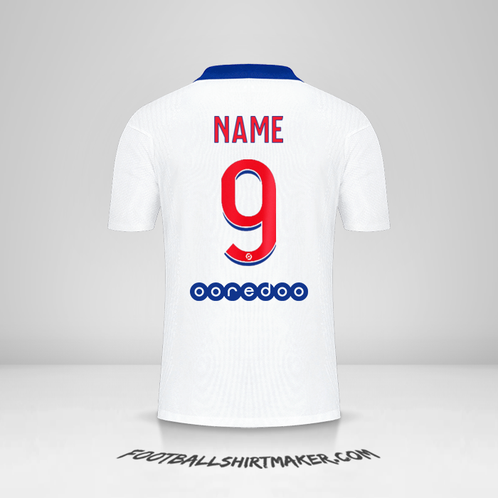 Shirt Paris Saint Germain 2020/21 Away -  name - 9