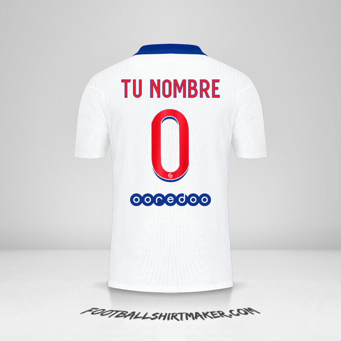 Jersey Paris Saint Germain 2020/21 II -  tu nombre - 0
