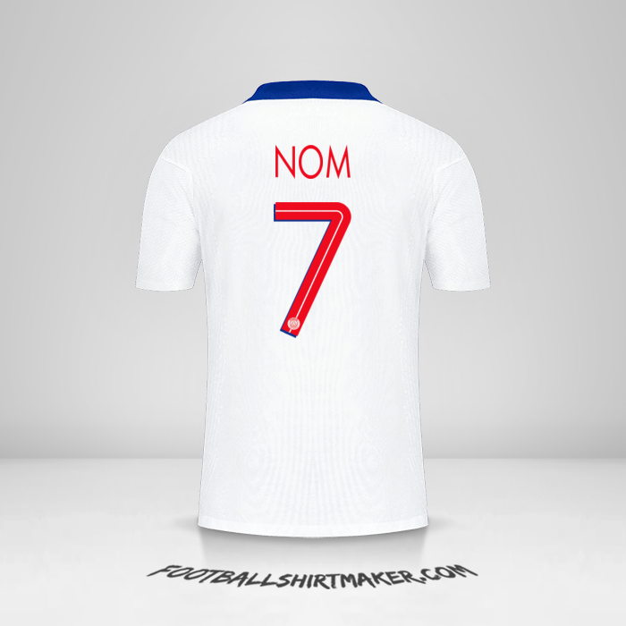 Maillot Paris Saint Germain Cup 2020/21 Extérieur -  nom - 7