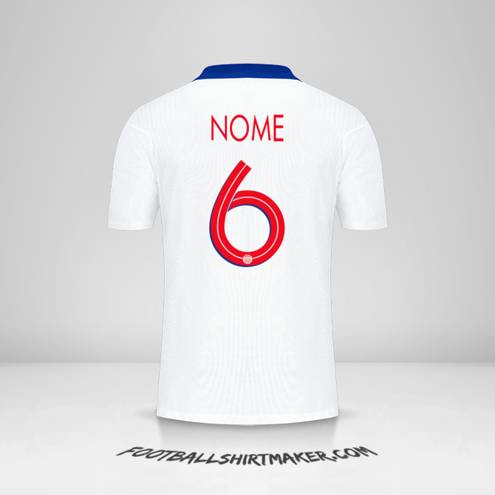 Camisa Paris Saint Germain Cup 2020/21 Alternativa -  nome - 6