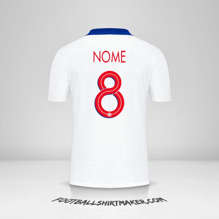 Camisola Paris Saint Germain Cup 2020/21 Alternativa -  nome - 8