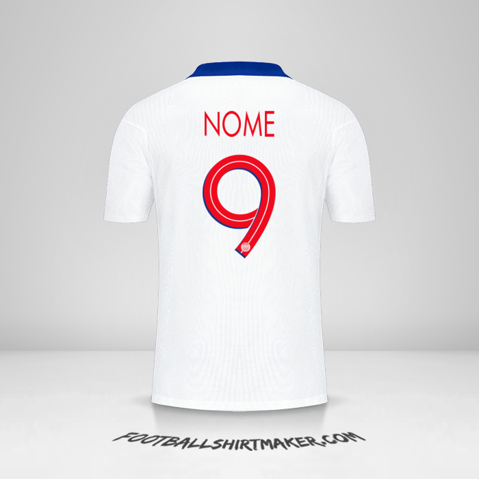 Maglia Paris Saint Germain Cup 2020/21 Seconda -  nome - 9