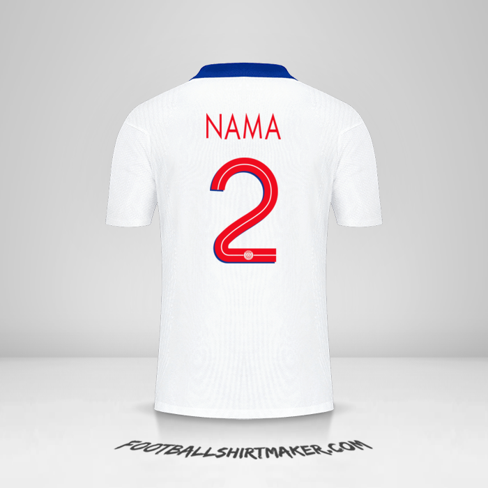 Jersey Paris Saint Germain Cup 2020/21 Alternatif -  nama - 2