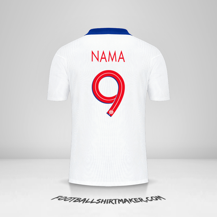 Jersey Paris Saint Germain Cup 2020/21 Alternatif -  nama - 9