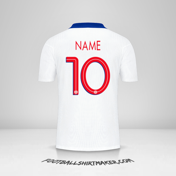 Trikot Paris Saint Germain Cup 2020/21 Auswärts -  name - 10