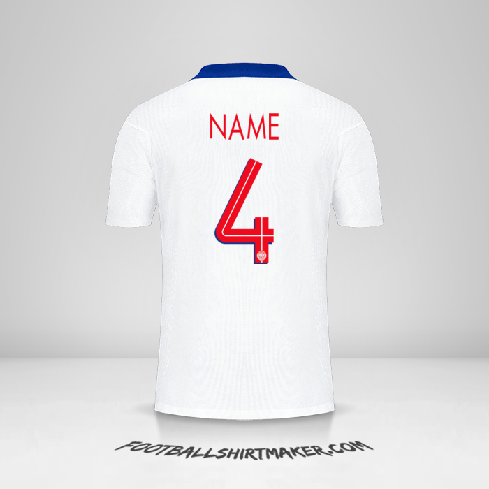 Jersey Paris Saint Germain Cup 2020/21 Away -  name - 4