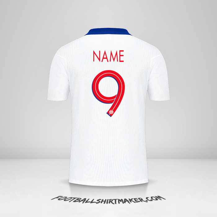 Jersey Paris Saint Germain Cup 2020/21 Away -  name - 9