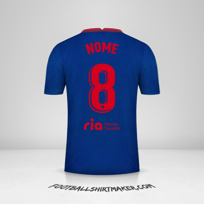 Camisa Atletico Madrid 2020/21 Alternativa -  nome - 8