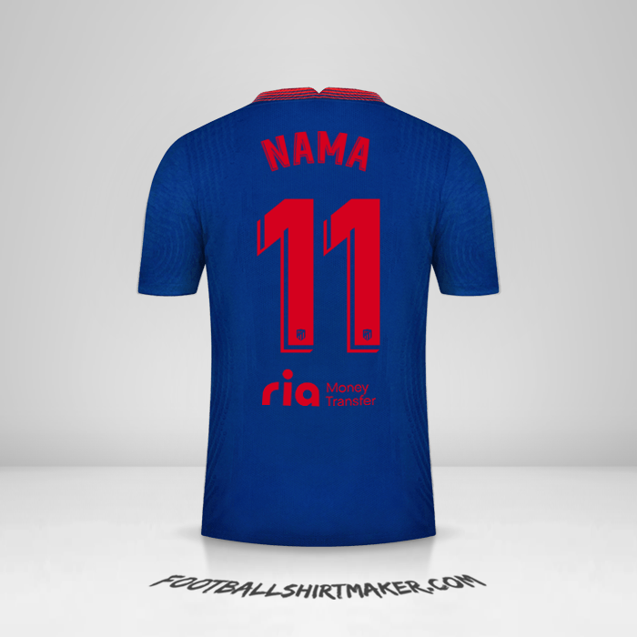 Jersey Atletico Madrid 2020/21 Alternatif -  nama - 11
