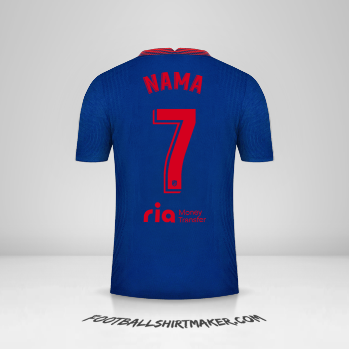 Jersey Atletico Madrid 2020/21 Alternatif -  nama - 7