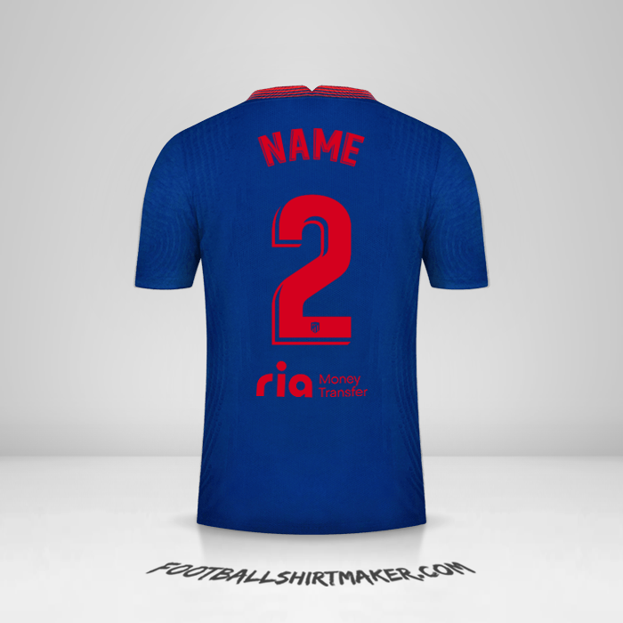 Trikot Atletico Madrid 2020/21 Auswärts -  name - 2