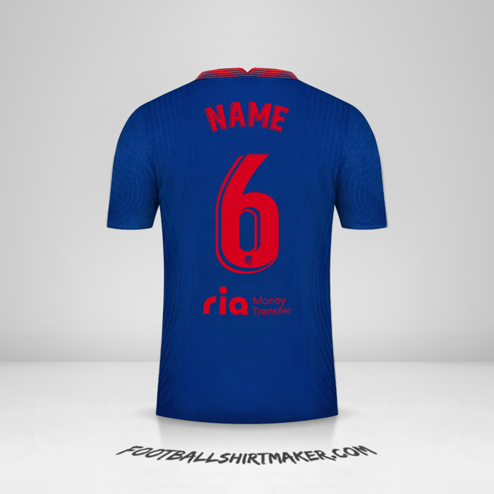 Trikot Atletico Madrid 2020/21 Auswärts -  name - 6