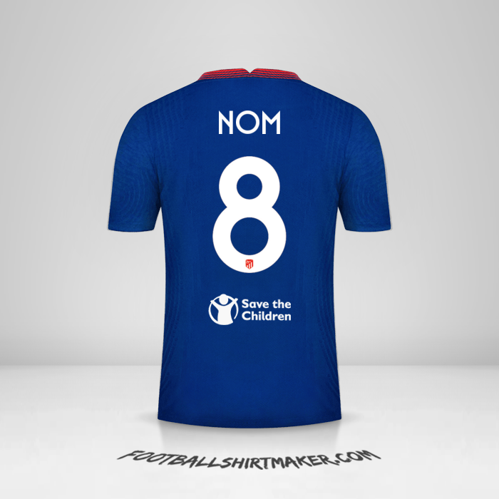 Maillot Atletico Madrid Cup 2020/21 Extérieur -  nom - 8