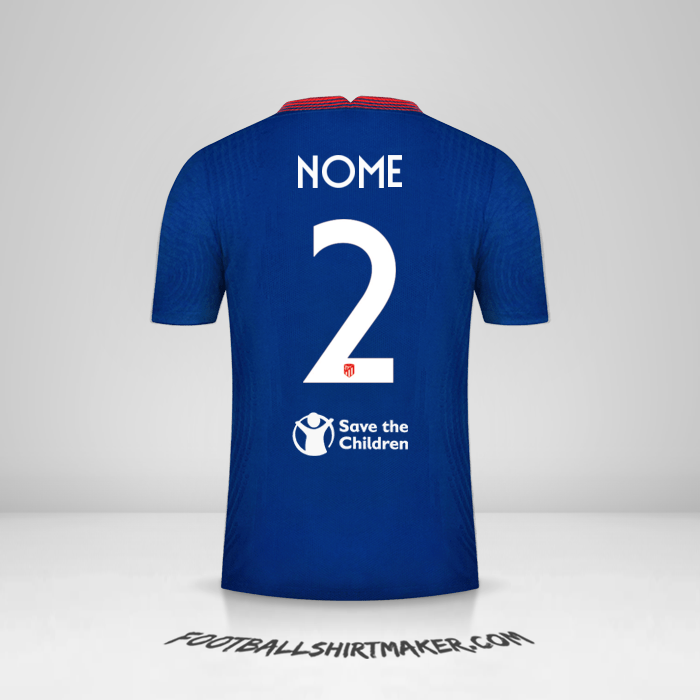 Camisa Atletico Madrid Cup 2020/21 Alternativa -  nome - 2