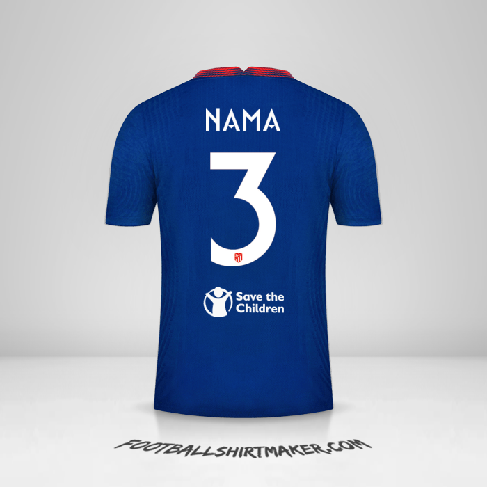 Jersey Atletico Madrid Cup 2020/21 Alternatif -  nama - 3