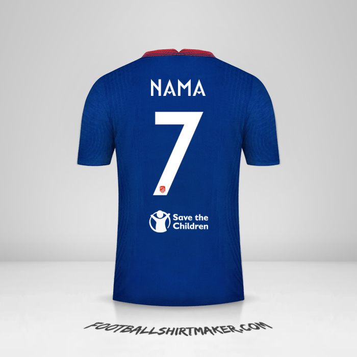 Jersey Atletico Madrid Cup 2020/21 Alternatif -  nama - 7