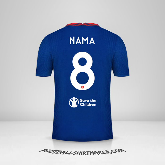 Jersey Atletico Madrid Cup 2020/21 Alternatif -  nama - 8