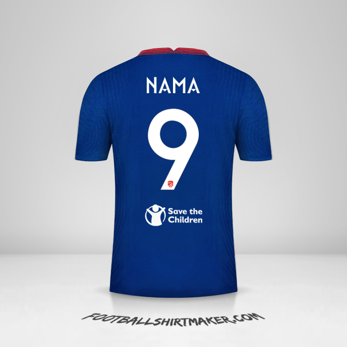 Jersey Atletico Madrid Cup 2020/21 Alternatif -  nama - 9
