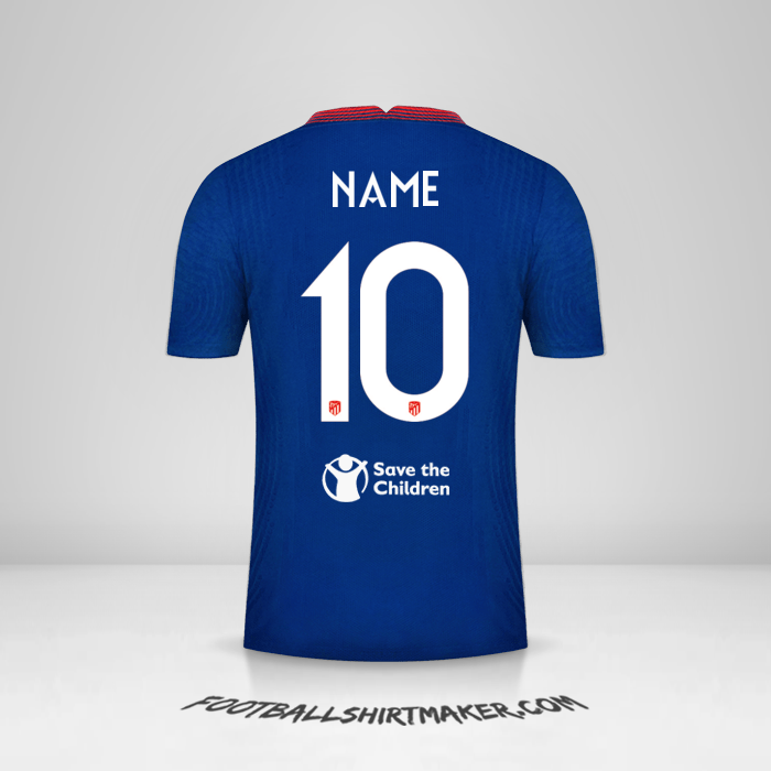 Trikot Atletico Madrid Cup 2020/21 Auswärts -  name - 10
