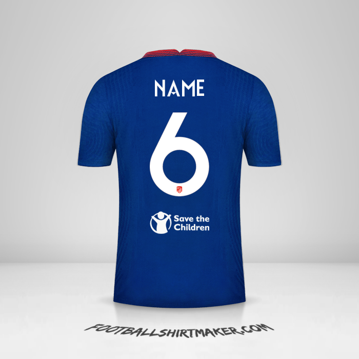 Trikot Atletico Madrid Cup 2020/21 Auswärts -  name - 6