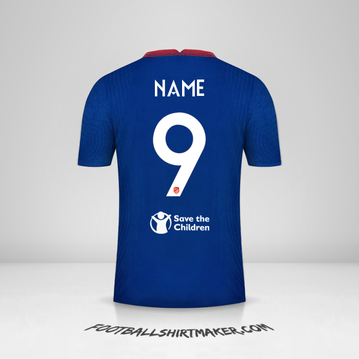 Jersey Atletico Madrid Cup 2020/21 Away -  name - 9