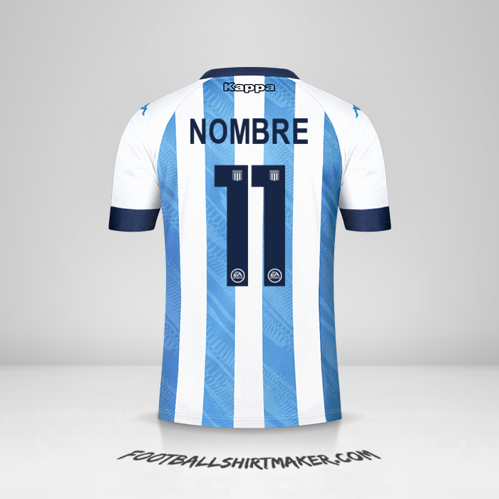 Camiseta Racing Club 2021 -  nombre - 11