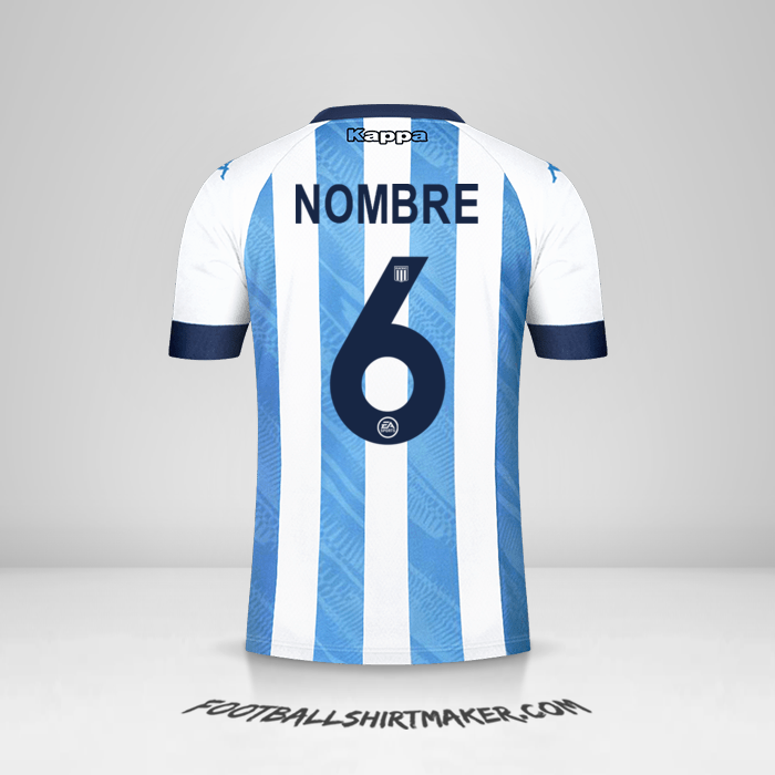 Camiseta Racing Club 2021 -  nombre - 6