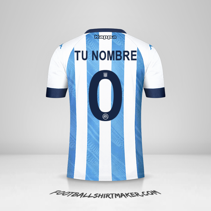 Camiseta Racing Club 2021 -  tu nombre - 0